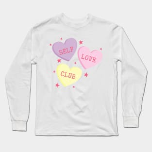 Self Love Club Candy Hearts Long Sleeve T-Shirt